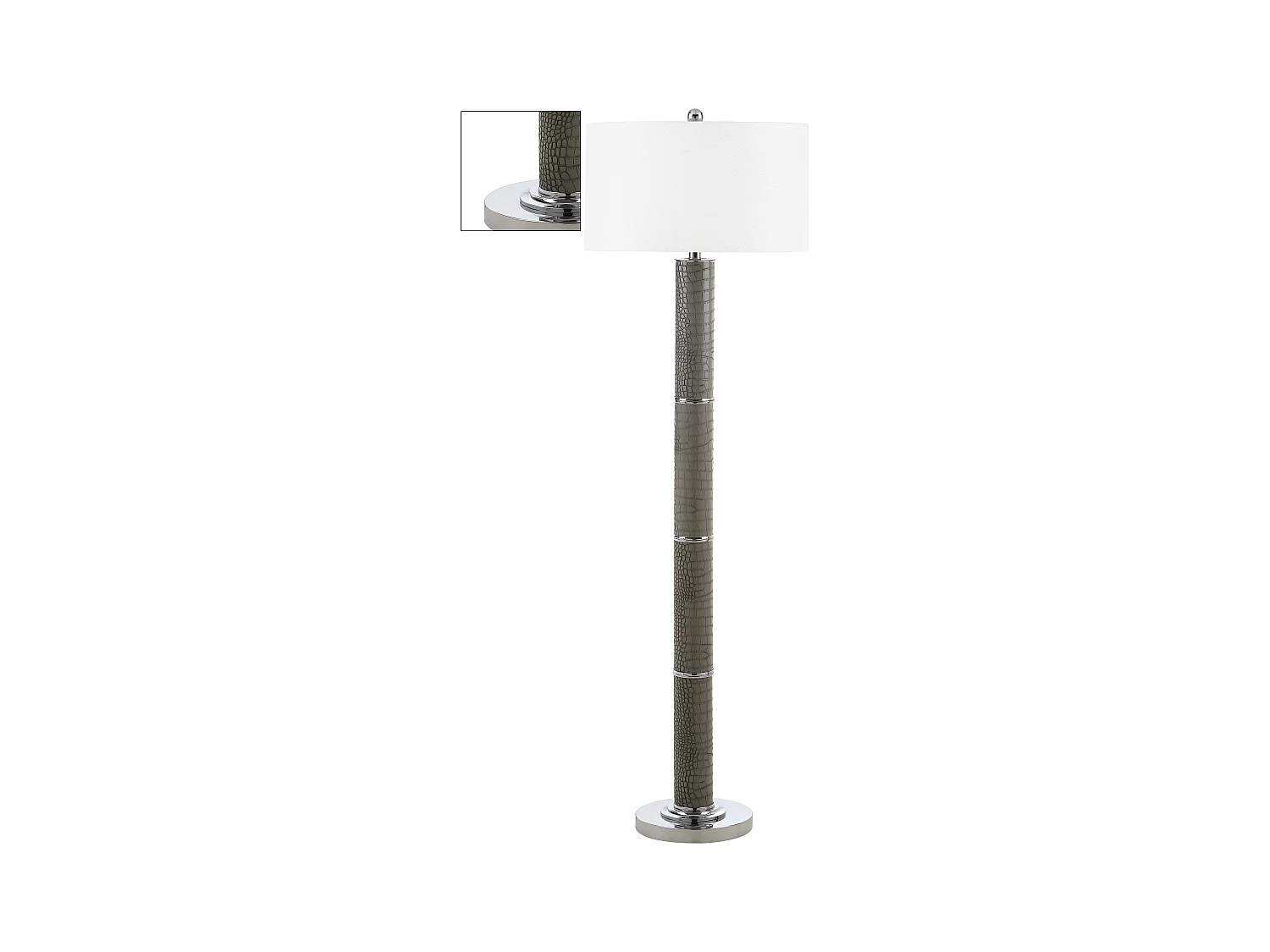 Lampadaire Gris 46 X 46 X 153.67 cm - Bernita