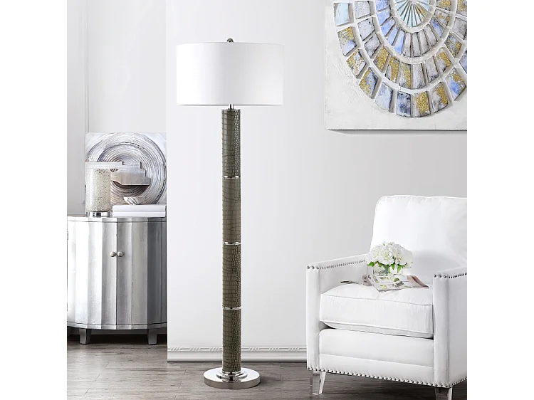 Lampadaire Gris 46 X 46 X 153.67 cm - Bernita