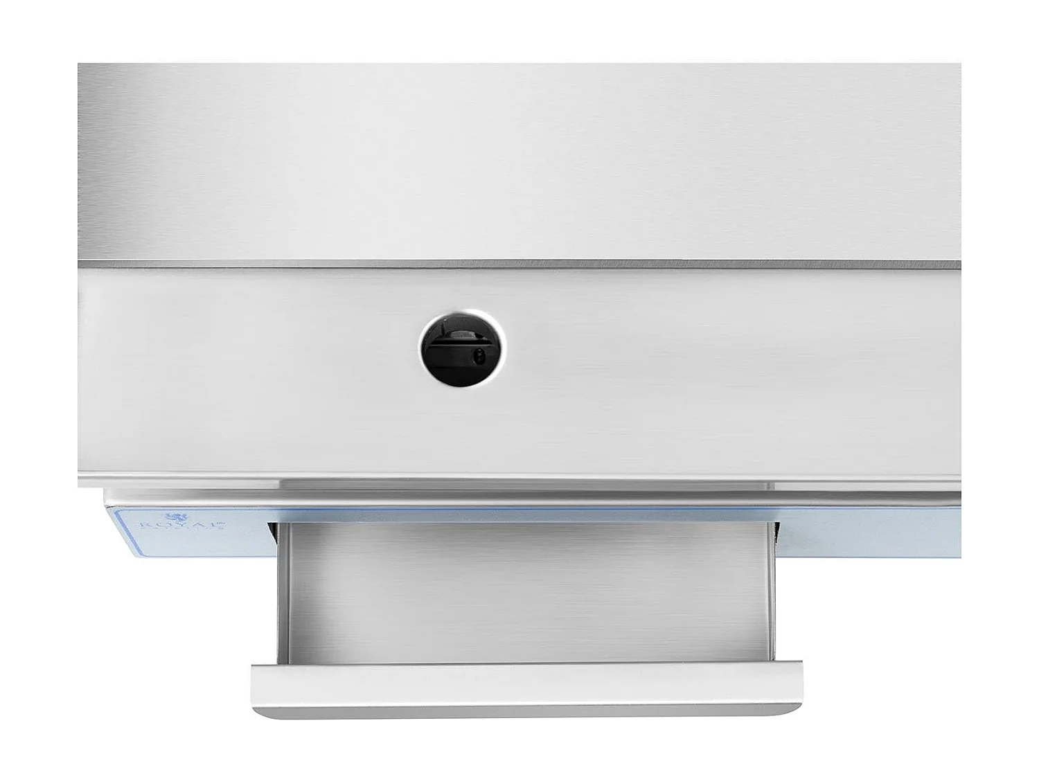 Plancha elétrica profissional em aço inoxidável para mesa de restaurante 1 queimador 55 x 40 cm (3.000 watts, 550 x 400 mm, liso) 14_0004070