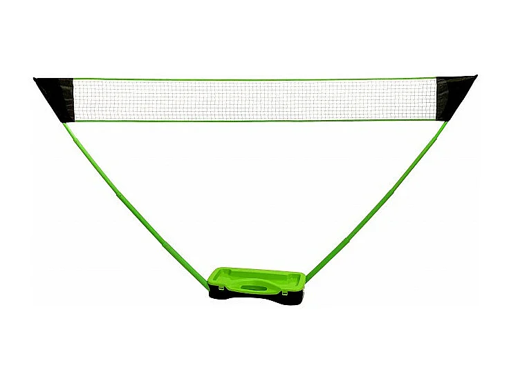 Set de Badminton complet avec filet 295 x 38 x 154 cm, raquettes, volants et étui de rangement