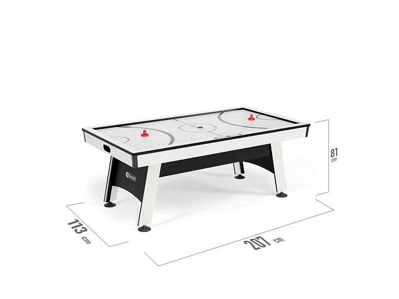 Table multi-jeux 3 en 1 - Samurai - Air Hockey, Ping-Pong et convertible Table dînatoire