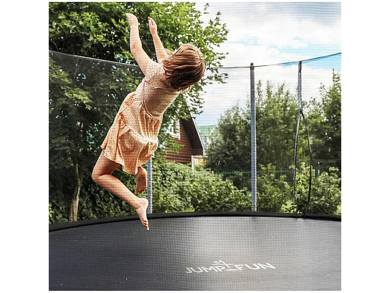 Trampoline de jardin ø 305 cm- 10FT- Filet intérieur, Matelas de protection et Echelle