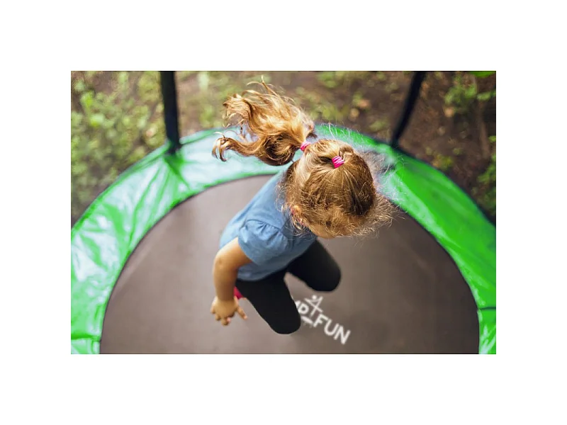 Trampoline de jardin Cocon ø150 cm- 5FT- Filet intérieur, Matelas de protection