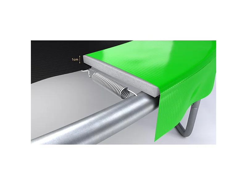 Trampoline de jardin Cocon ø150 cm- 5FT- Filet intérieur, Matelas de protection