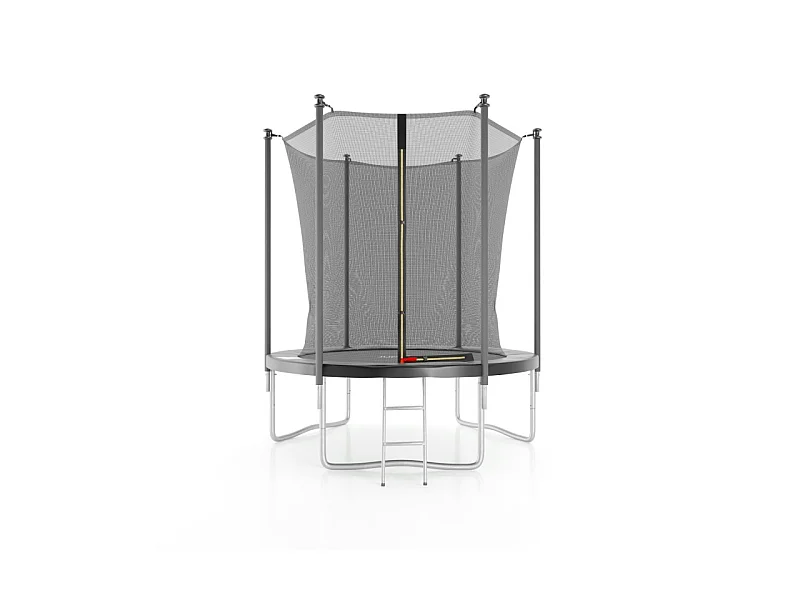 Trampoline de jardin ø185 cm / 6FT avec Filet intérieur, Matelas de protection et Echelle