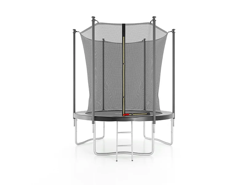 Trampoline de jardin ø185 cm / 6FT avec Filet intérieur, Matelas de protection et Echelle