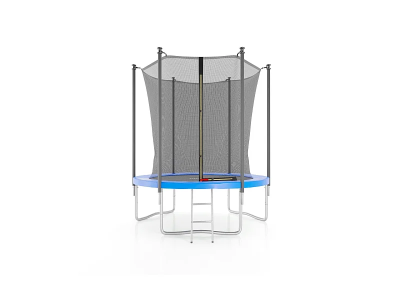 Trampoline de jardin ø185 cm / 6FT avec Filet intérieur, Matelas de protection et Echelle