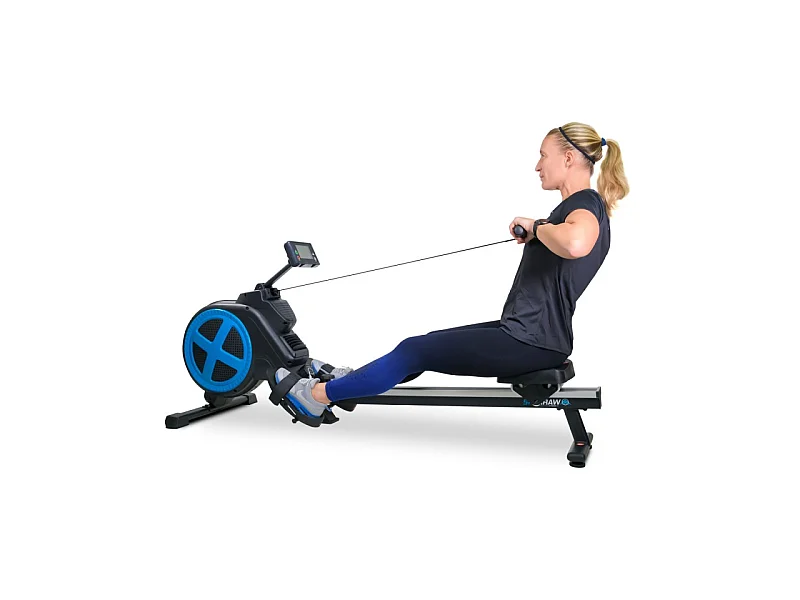 Rameur d'appartement pliable ROWER ULTRA Résistance magnétique réglable 8 niveaux, Roue d'inertie 2 kg