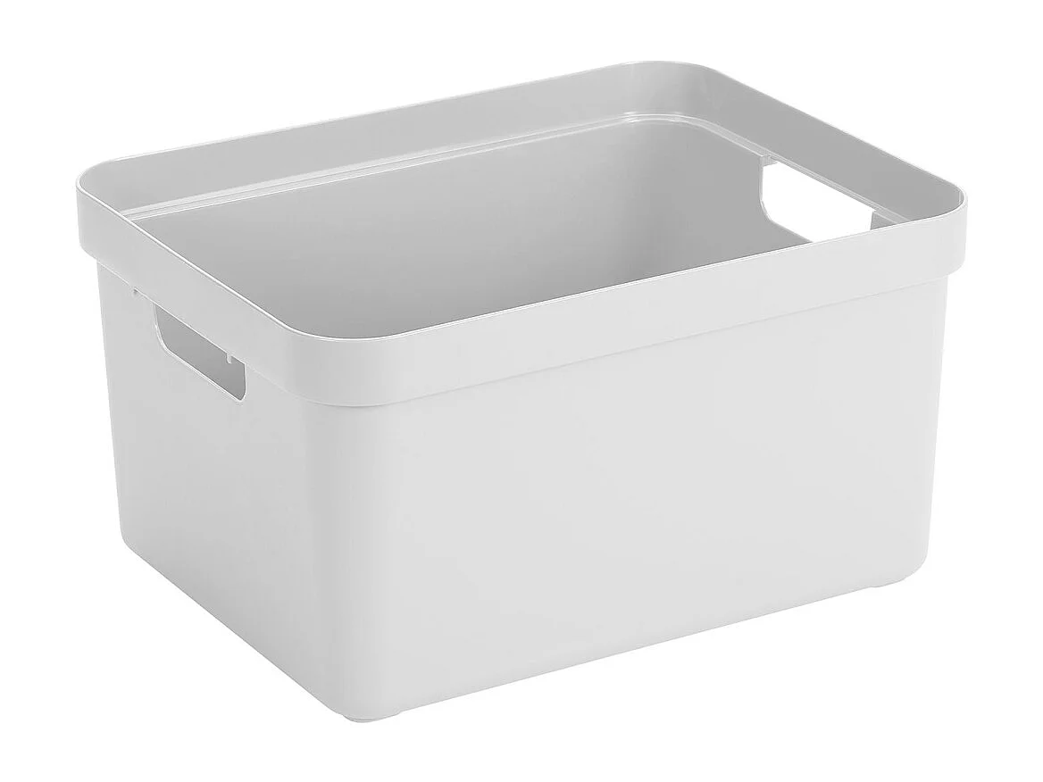 Boite de rangement Sigma home Box 32 L (Lot de 3) Blanc