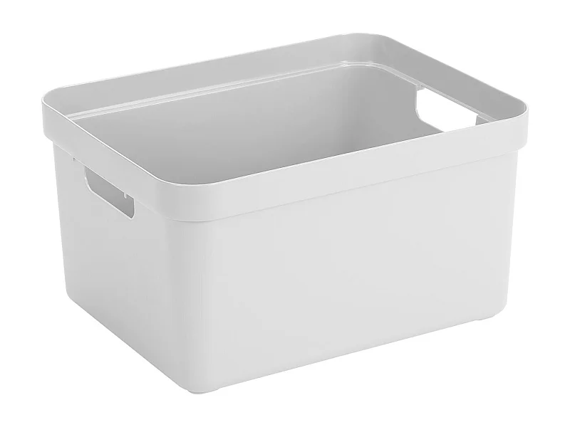 Boite de rangement Sigma home Box 32 L (Lot de 3) Blanc