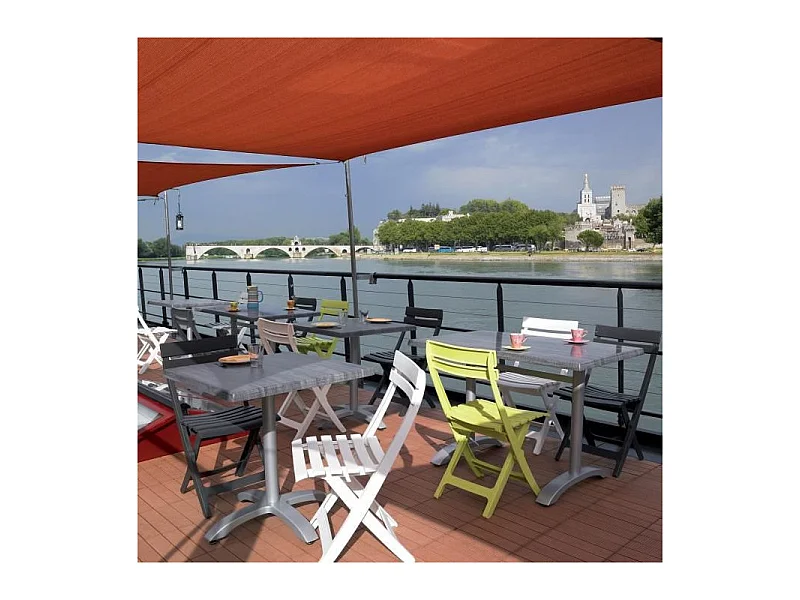 GROSFILLEX Chaise pliante Miami - Blanc