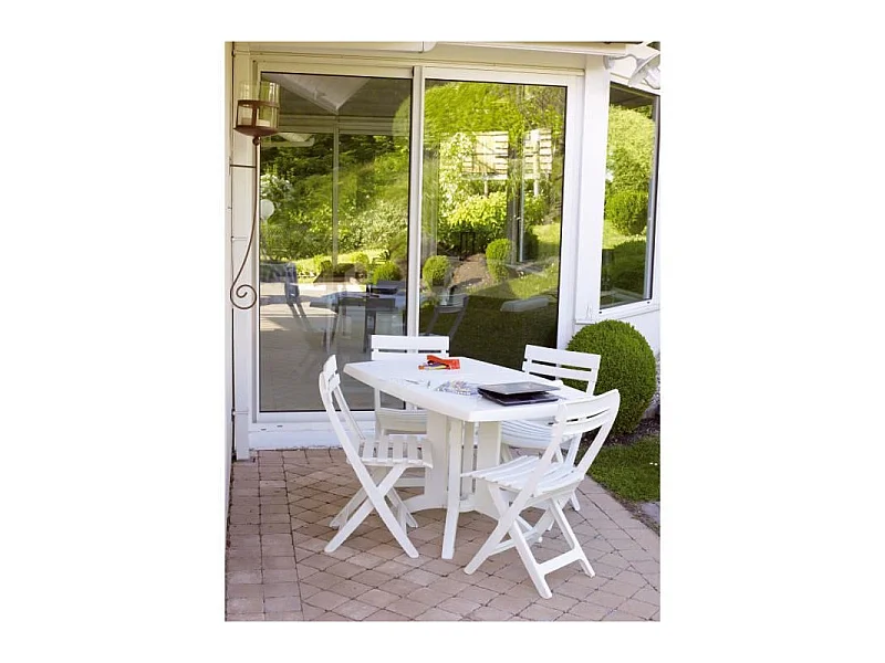 GROSFILLEX Chaise pliante Miami - Blanc