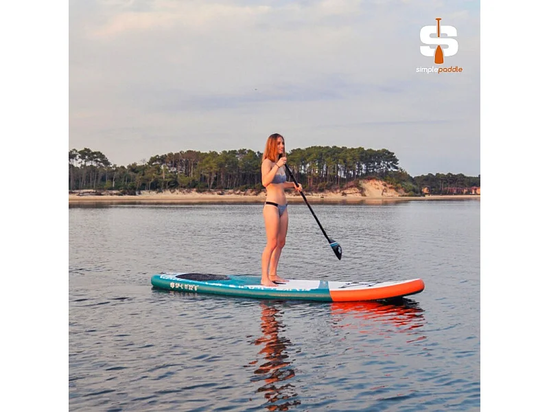 Paddle Gonflable L 11' 32'' 6'' (335 x 81 x 15 cm) avec Pagaie, Leash, Pompe et Sac de Transport