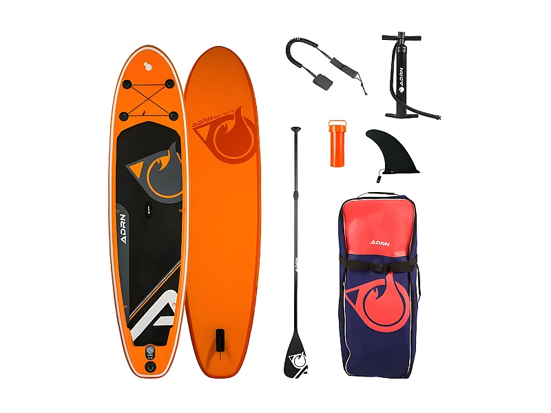 Paddle Gonflable CRUISER 10'2 30'' 5'' (310x76x12,7cm) avec Pompe, Pagaie, Leash et Sac de transport