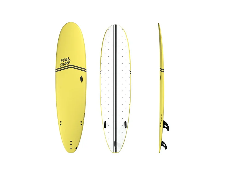 Planche de surf en mousse 8' FEEL SURF - 8'0 x 23 x 3 5/16 - 69.52L