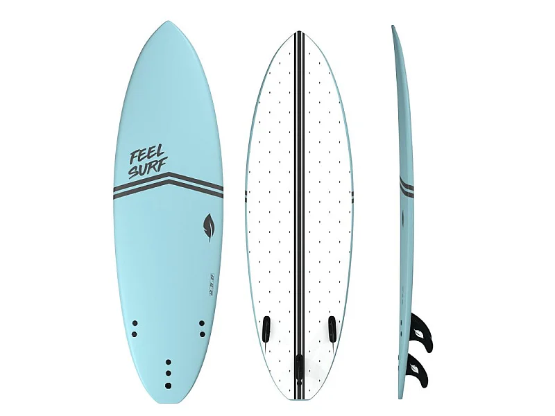 Planche de surf en mousse 6' FEEL SURF - 6' x 21' x 2'' 3/4 - 40,8L