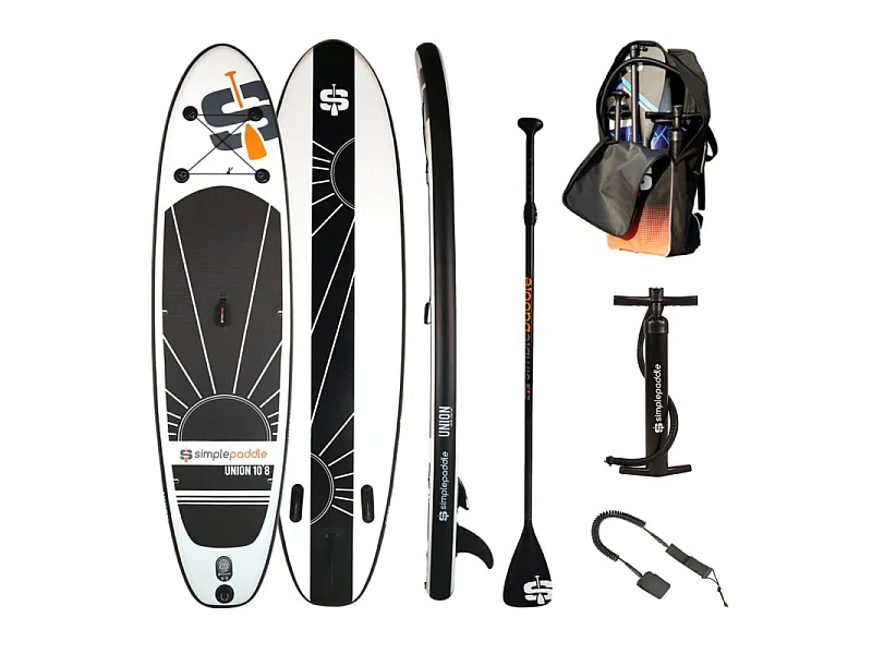 Paddle Gonflable UNION 10'8 32'' 6" (320 x 81 x 15 cm) avec Pagaie, Leash, Pompe et Sac de Transport