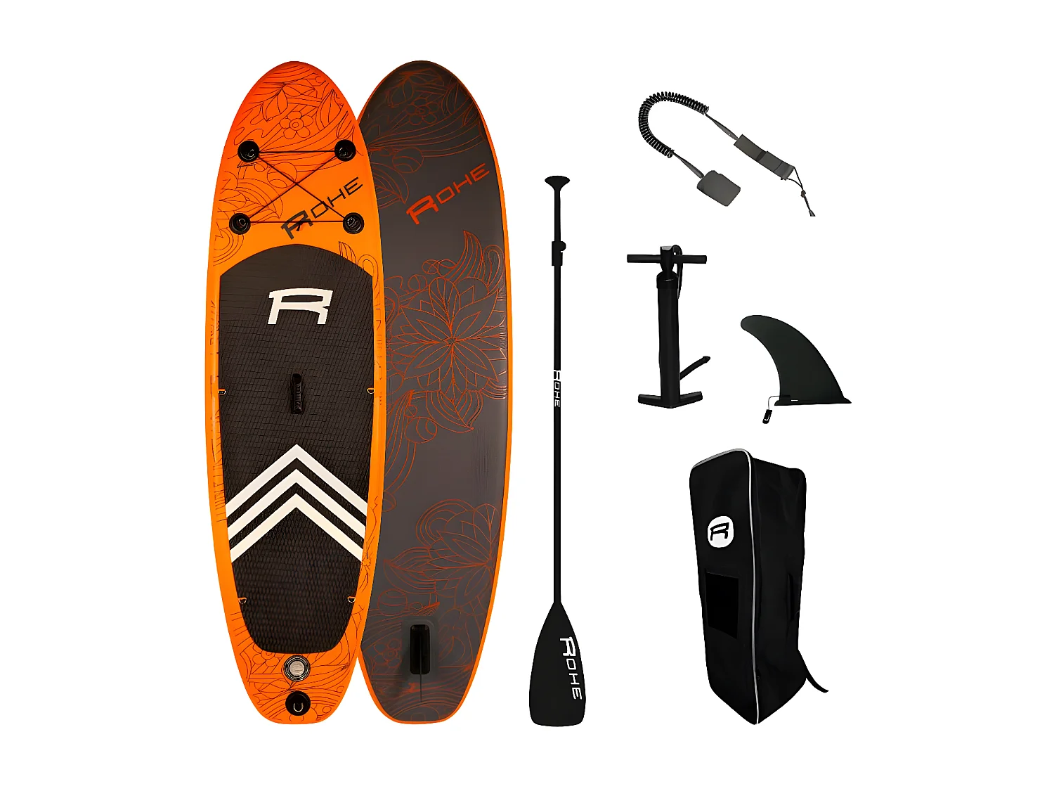 Stand Up Paddle gonflable HAVANE2 ROHE 9' (274cm) 30'' (76cm) 5'' (13cm) avec Pompe, Pagaie, Dérive, Leash et Sac de transport