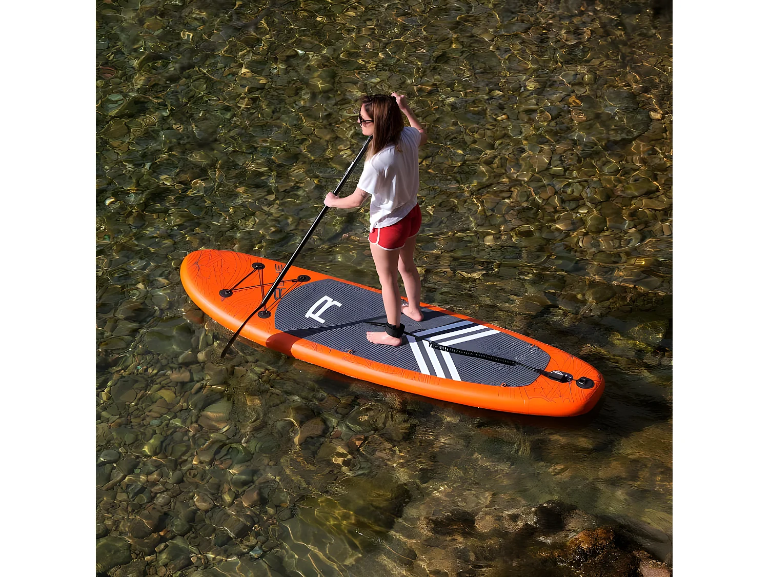 Stand Up Paddle gonflable HAVANE2 ROHE 9' (274cm) 30'' (76cm) 5'' (13cm) avec Pompe, Pagaie, Dérive, Leash et Sac de transport