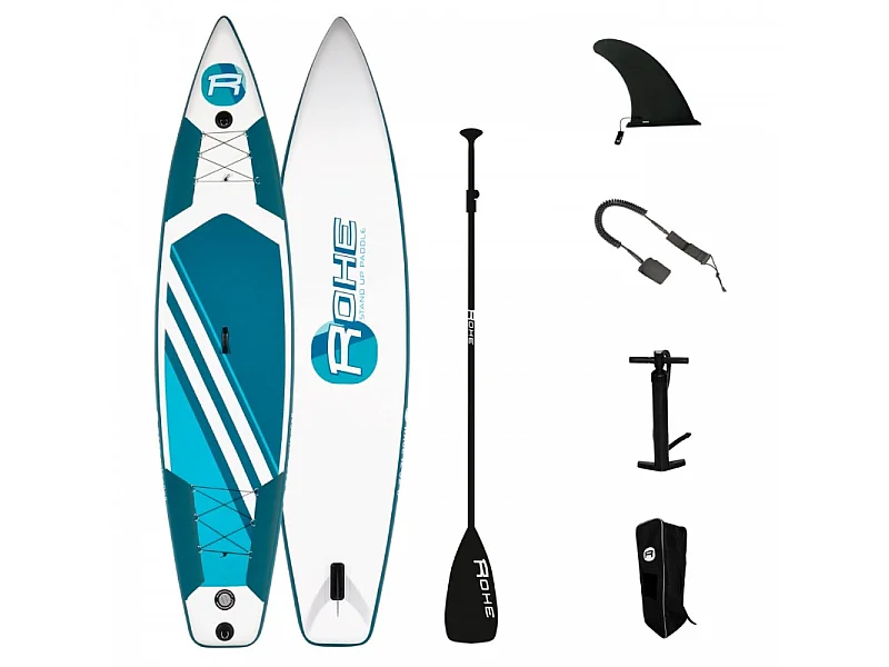 Pack Stand Up Paddle gonflable ROHE RACE 12' x 32'' x 6'' (365 x 81 x 15 cm) – avec accessoires