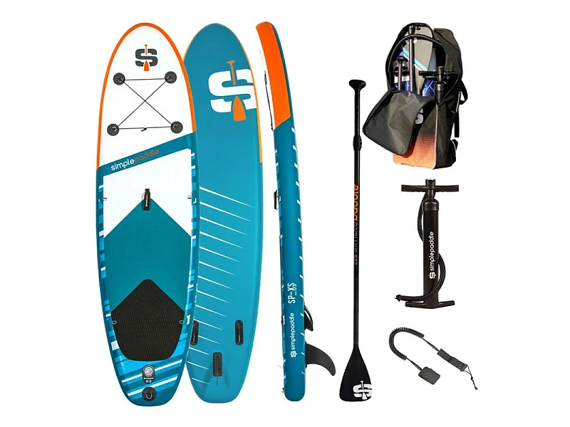 Paddle Gonflable XS 9'2" 30'' 5'' (278 x 76 x 13 cm) avec Pagaie, Leash, Pompe et Sac de Transport