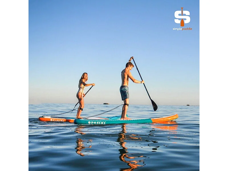 Paddle Gonflable S2 10'2" 30'' 5'' (310 x 76 x 13 cm) avec Pagaie, Leash, Pompe et Sac de Transport