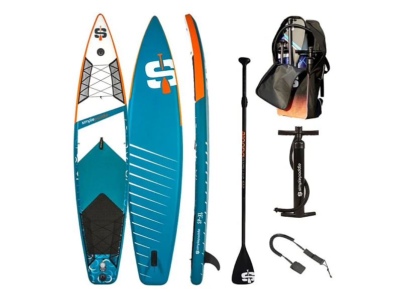 Paddle Gonflable RACE 12' 30'' 6" (340 x 76 x 15 cm) avec Pagaie, Leash, Pompe et Sac de Transport