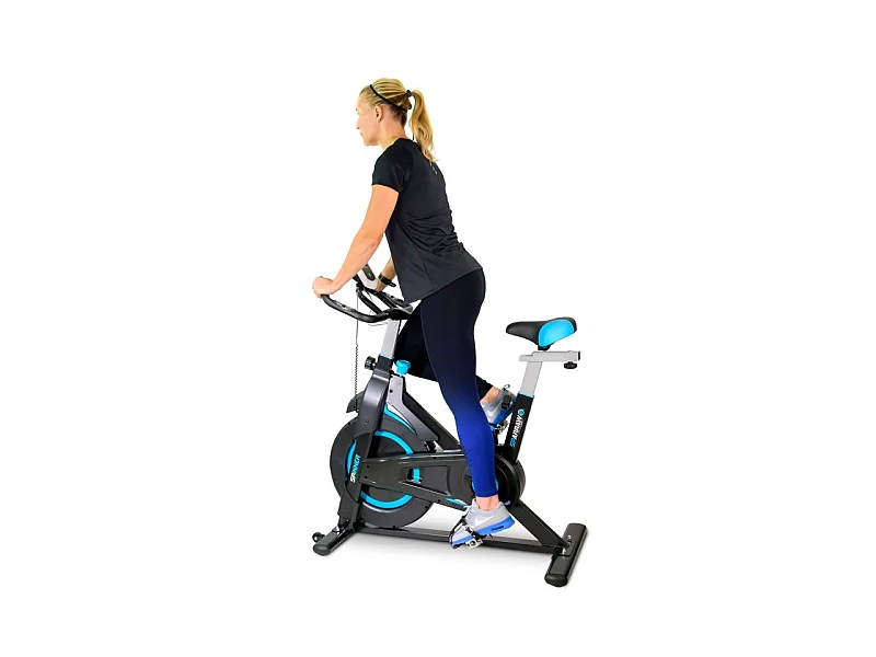 Vélo Spinning SPINNER - Exercice bike avec roue d'inertie 6Kg - Cardio et Fitness training