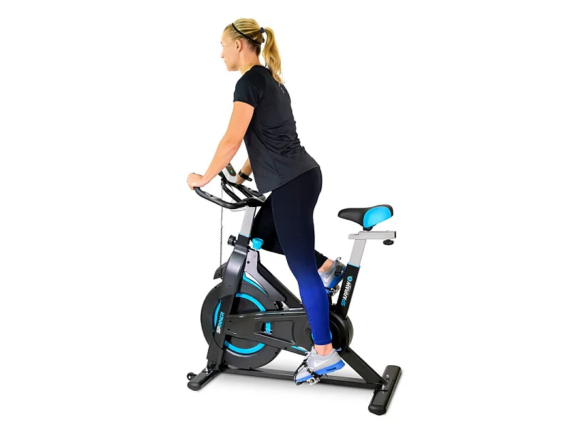 Vélo Spinning SPINNER - Exercice bike avec roue d'inertie 6Kg - Cardio et Fitness training