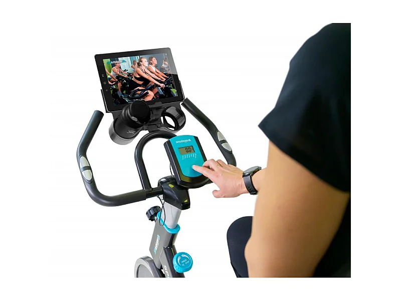 Vélo Spinning SPRINTER - Exercice bike avec roue d'inertie 13Kg - Cardio et Fitness training