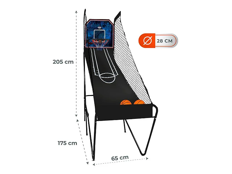Panier de basket pliable Monoshot SAN DIEGO avec Compteur de point électronique