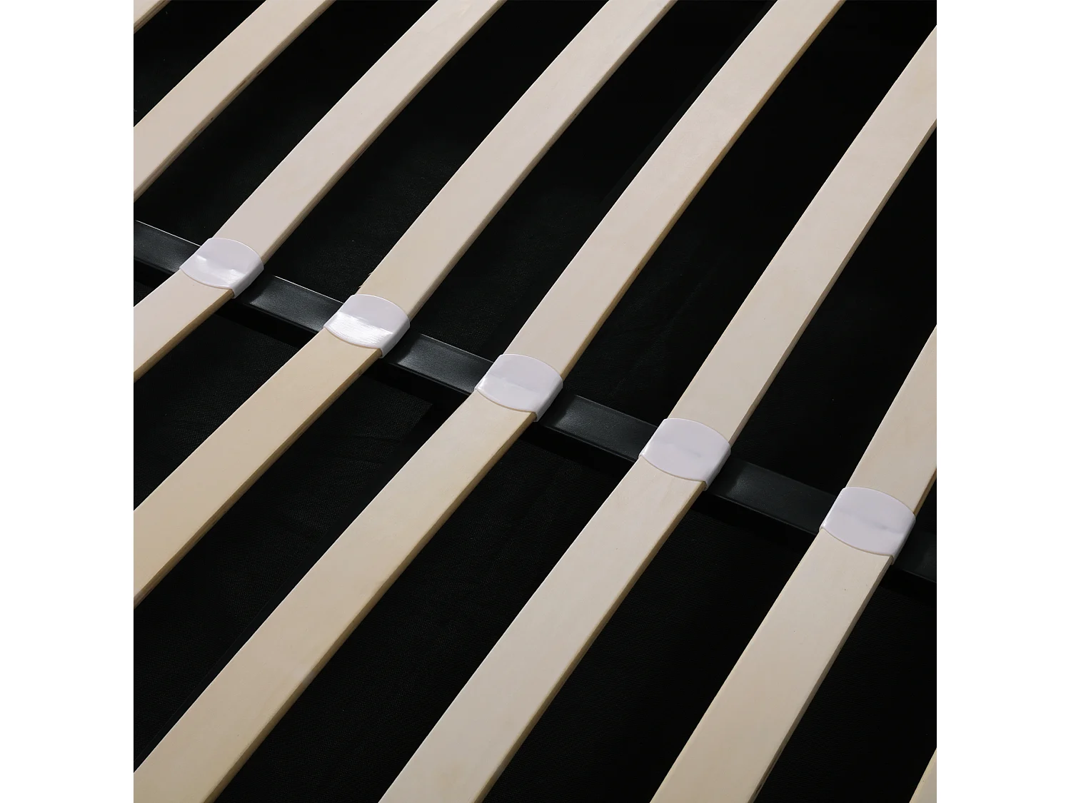 Lit coffre en velours - 140x200cm - avec LED et port de recharge - Gris(table de chevet non compris)