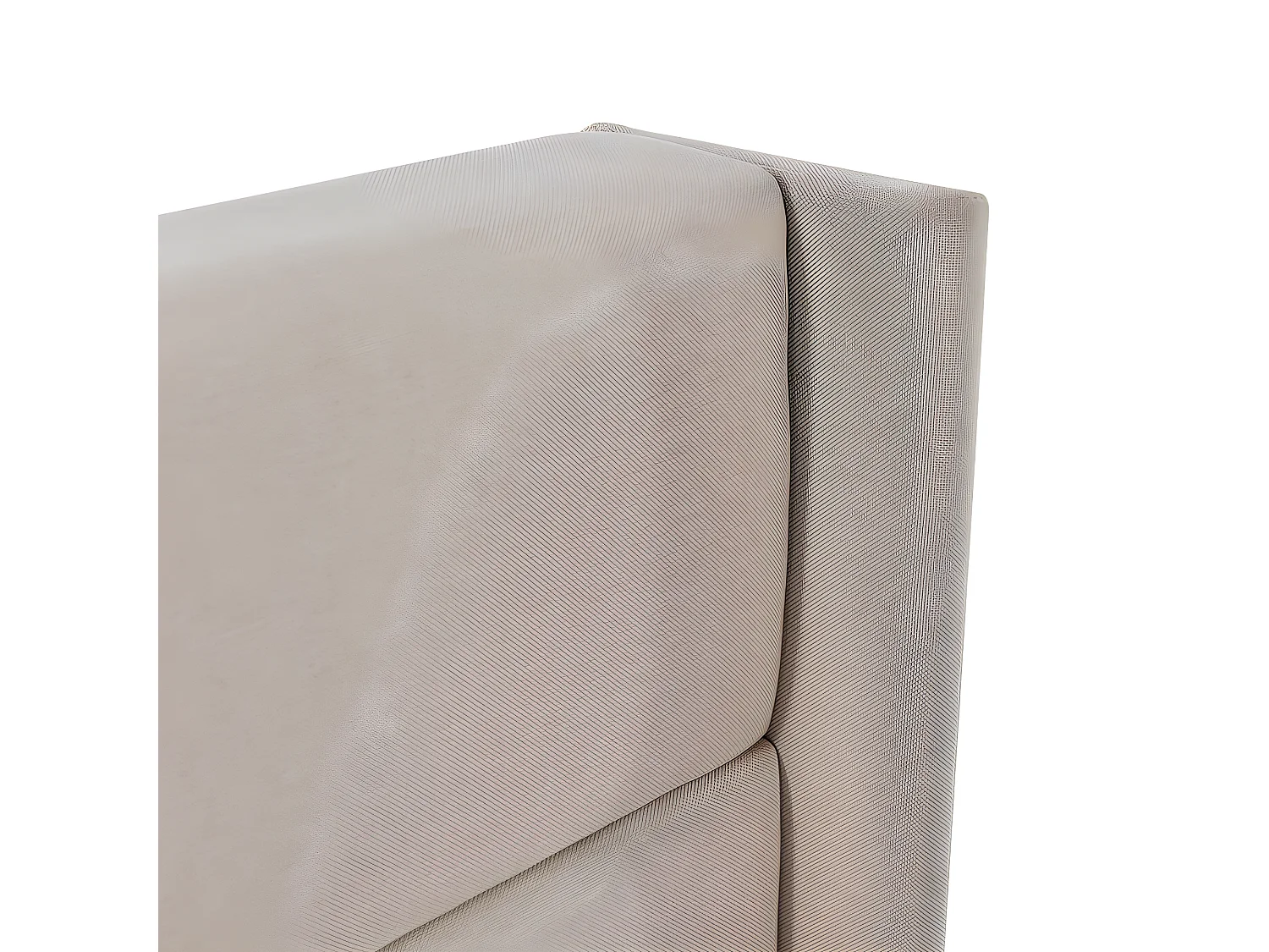 Linnenopbergbed 180x200cm met lattenbodem - Beige