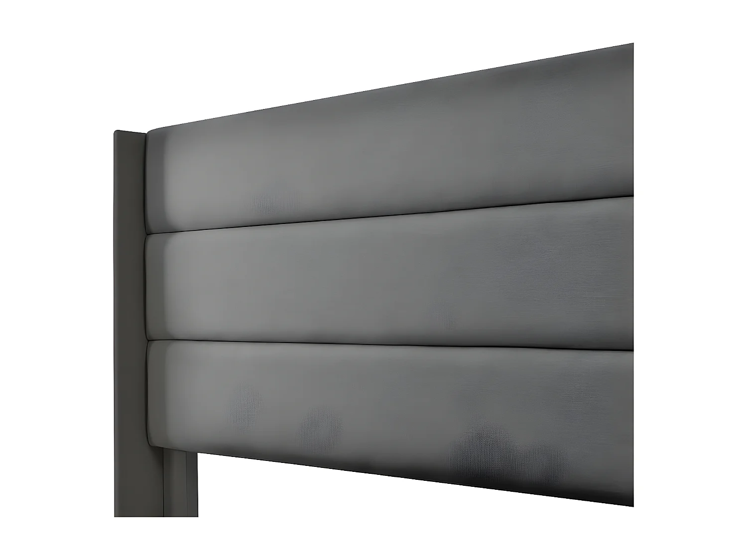 Linnenopbergbed 160x200cm met lattenbodem - Grijs