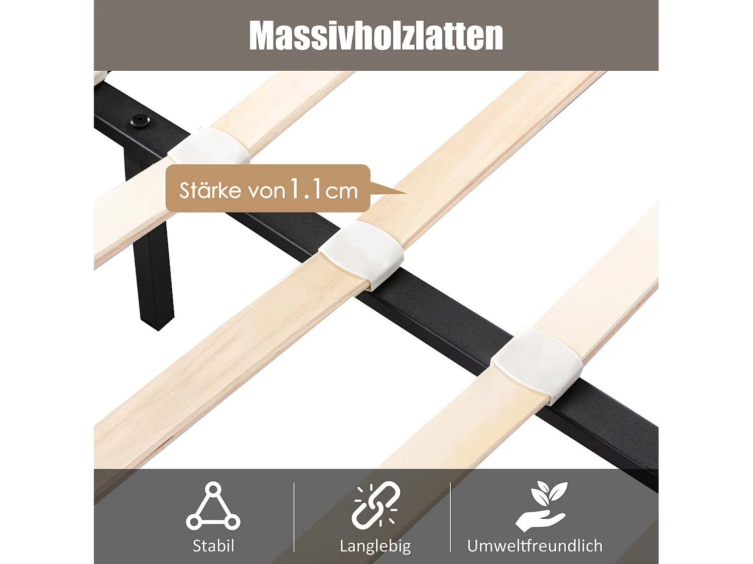 Cama contenedor con LED 140x200cm - en símil piel - Blanco