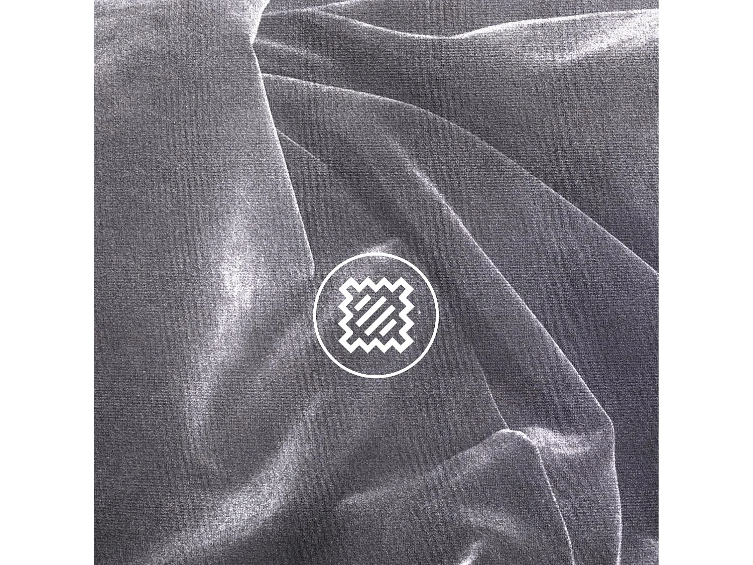 Lit coffre 180x200 cm en velours avec sommier à lattes - Gris