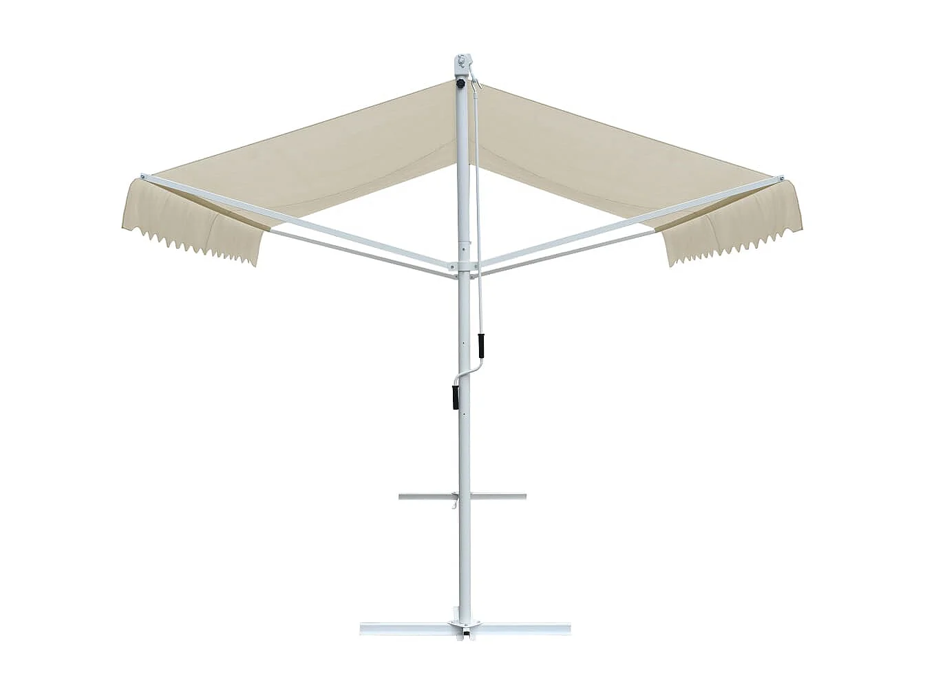 Auvent sur pied 4x3 crème 400 x 300 x 300 cm 02_0007479