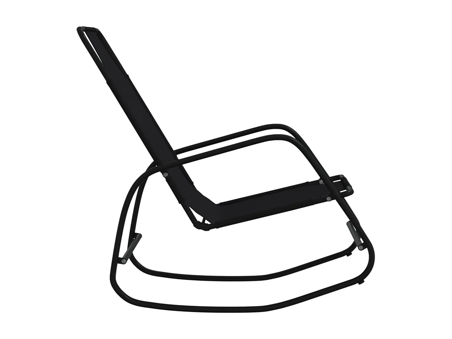 Chaises longues transat à noire 89 x 58 x 93.5 cm 02_0011973