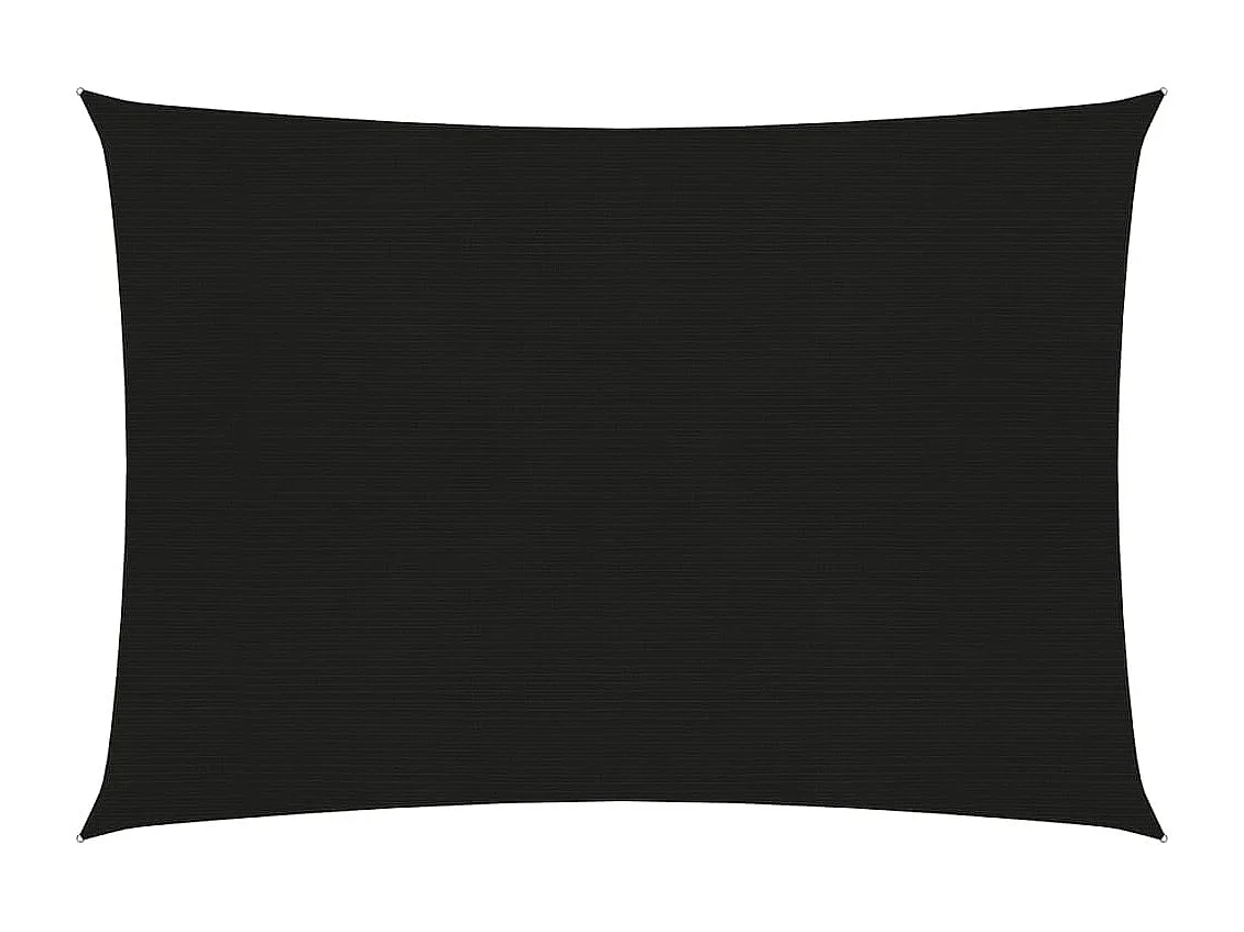 Vela de tecido para guarda-sol 160 g/m² HDPE 2,5 x 3,5 m preto 02_0009184