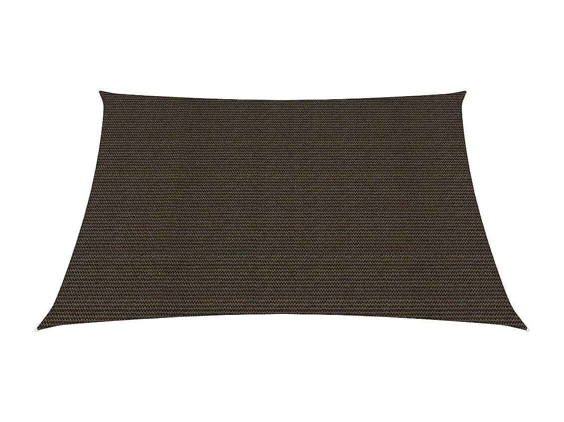 Vela de sombra para sombrilla 160 g/m² HDPE 2,5 x 2,5 m marrón 02_0009132