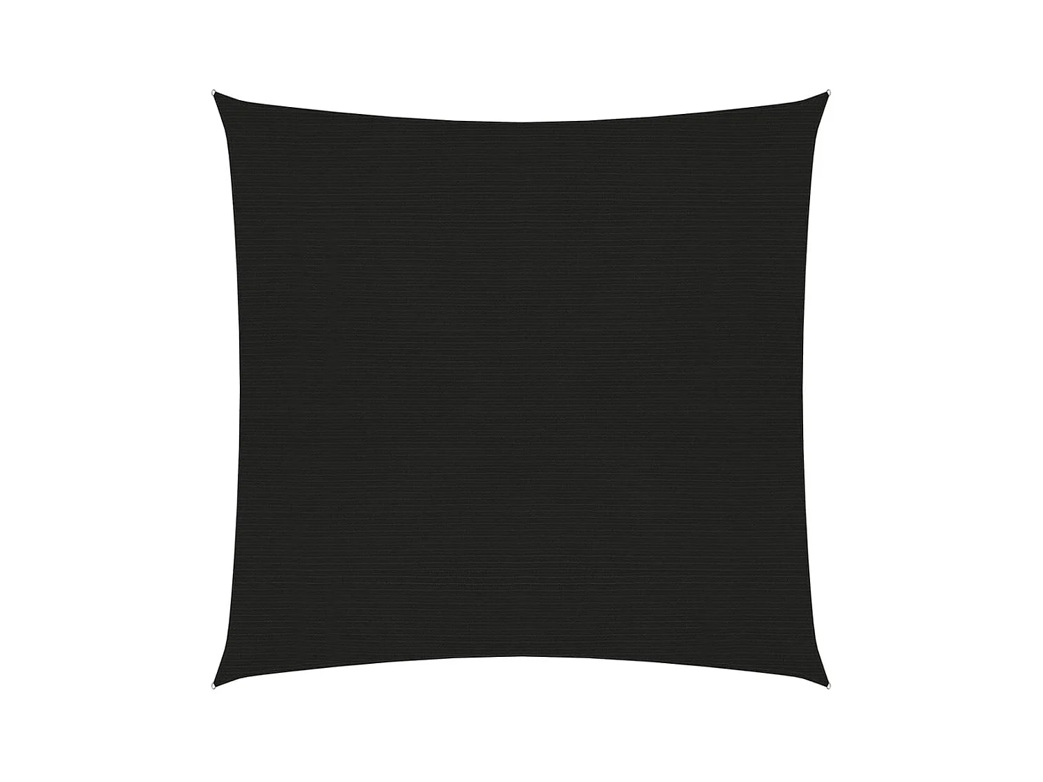 Vela in tessuto per ombrellone 160 g/m² HDPE 3 x 3 m nero 02_0009200