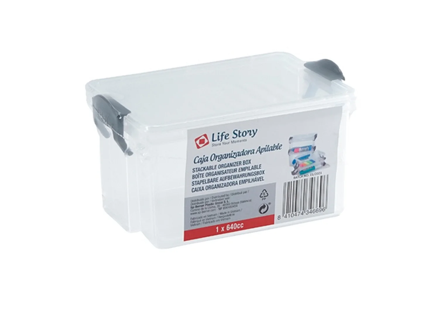 Life story klicbox 1 rectangulaire haute 640cc