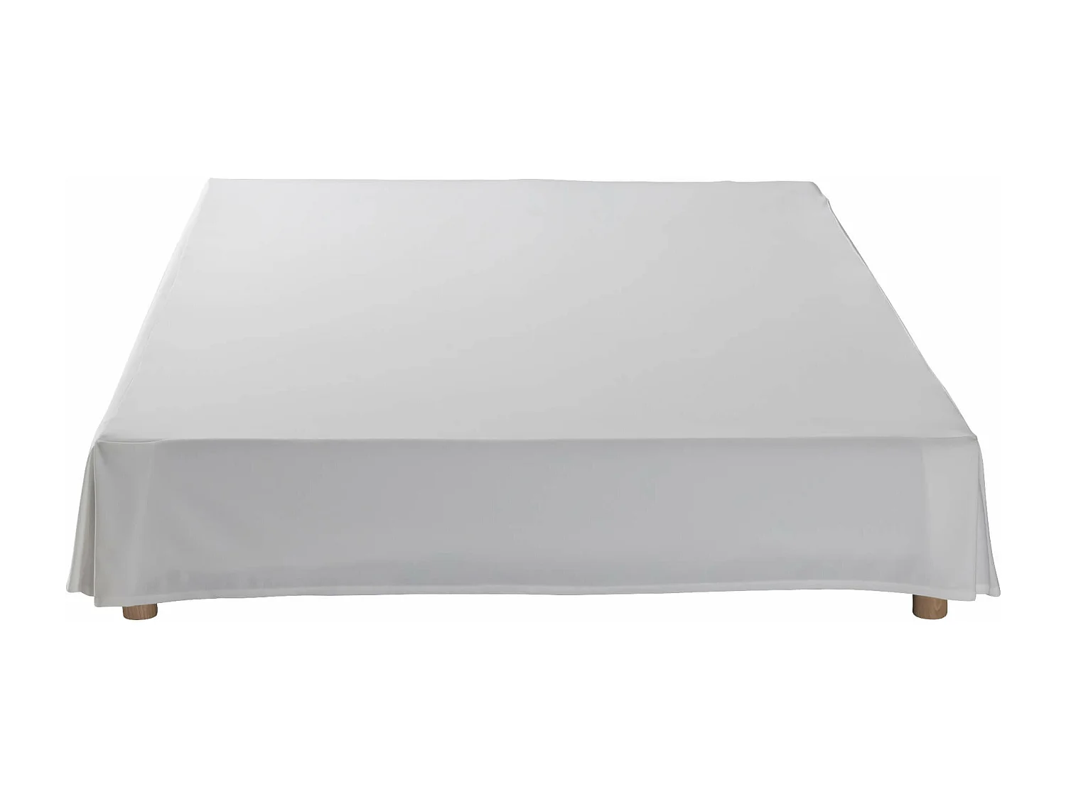 Cache-sommier intégral écru 90x190