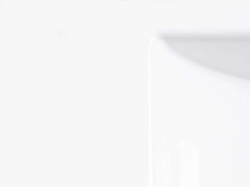 Lavatório de encastrar retangular branco em cerâmica 81 x 46,5 cm - MOTIAC