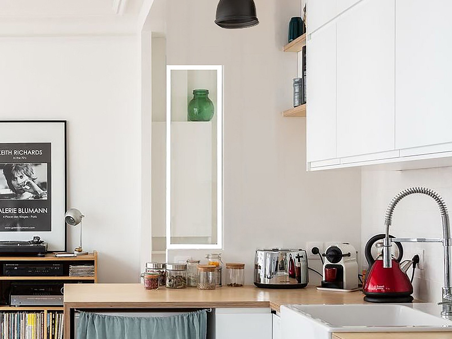 Vente-unique Innenfenster Aus Pulverbeschichtetem Aluminium Weiß 30 X 105 Cm (B X H) – Bayview