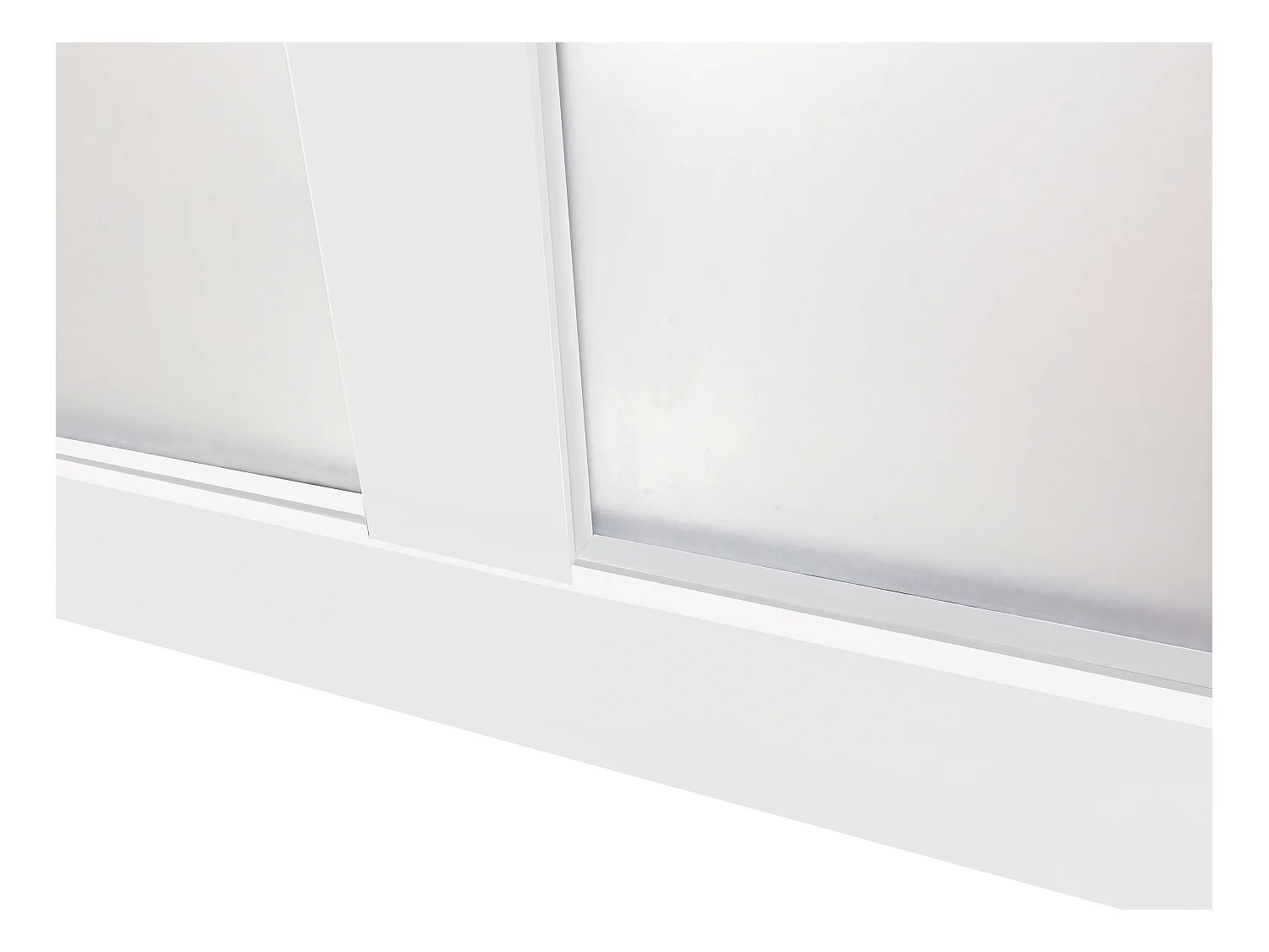 Cristalera atelier de aluminio termolacado - 210x105 cm - blanco - BAYVIEW