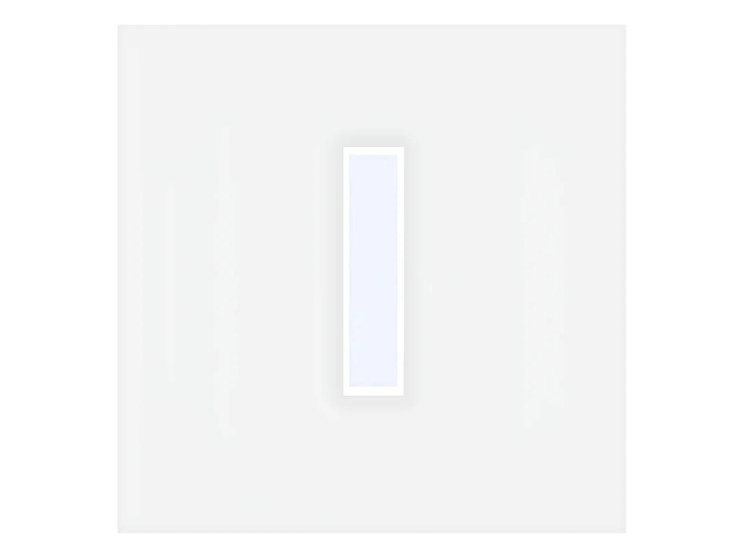 Værkstedsvindue i pulverlakeret aluminium - 30x130 cm - Hvid - BAYVIEW