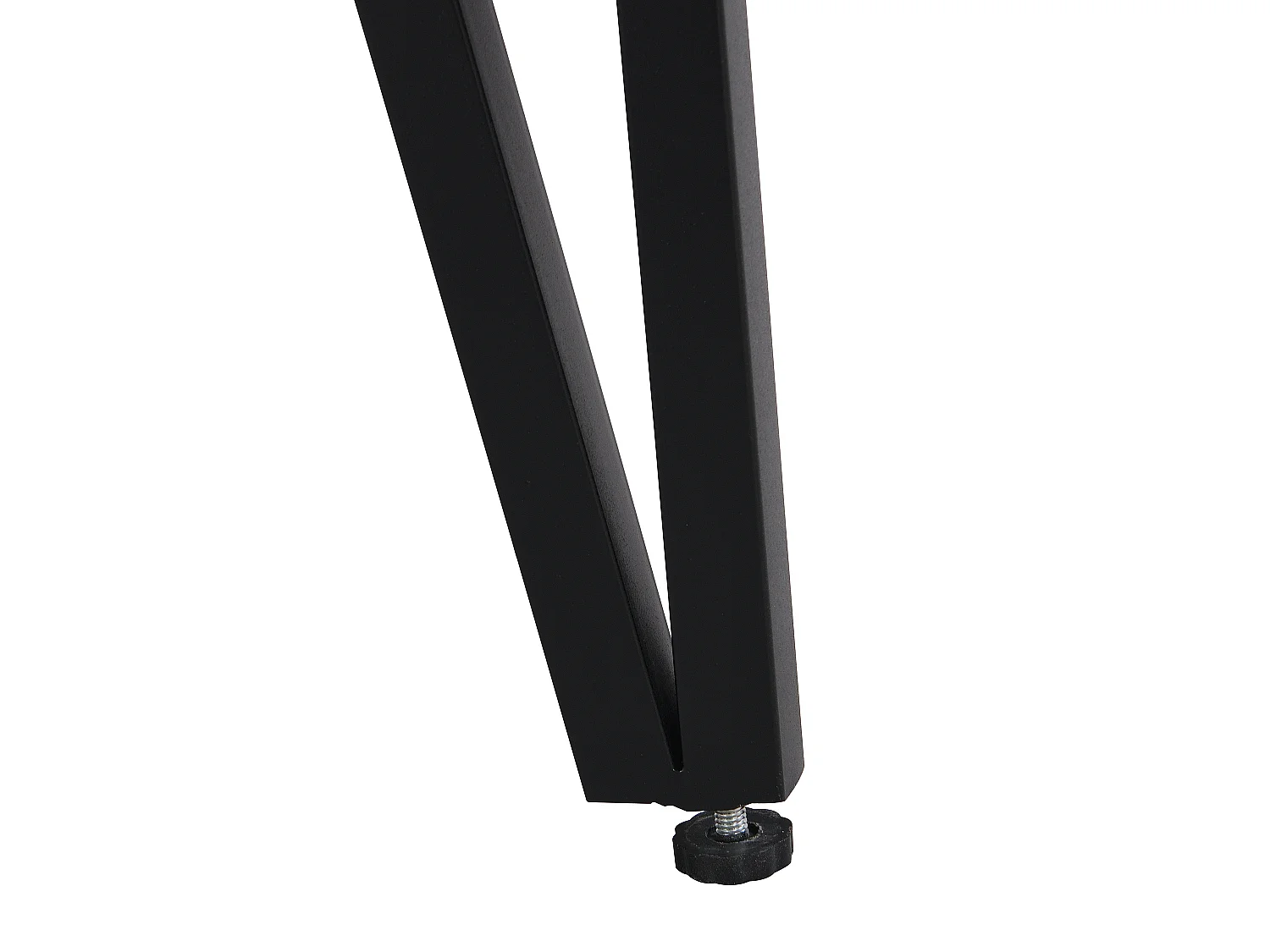 Table basse en MDF et métal - Naturel et noir - MANULILA