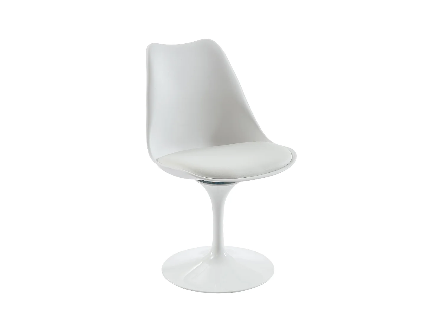 Silla de polipropileno y metal - Blanco - XAFY