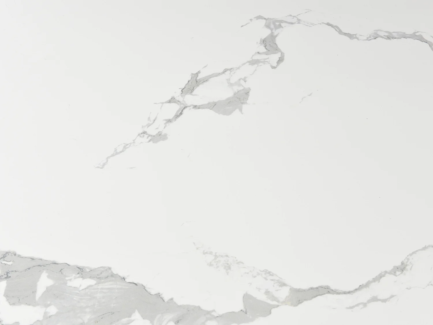 Utdragbart matbord för 6 till 10 personer i keramik, härdat glas och metall - Vit marmor och antraciteffekt - COREMA från Maison Céphy